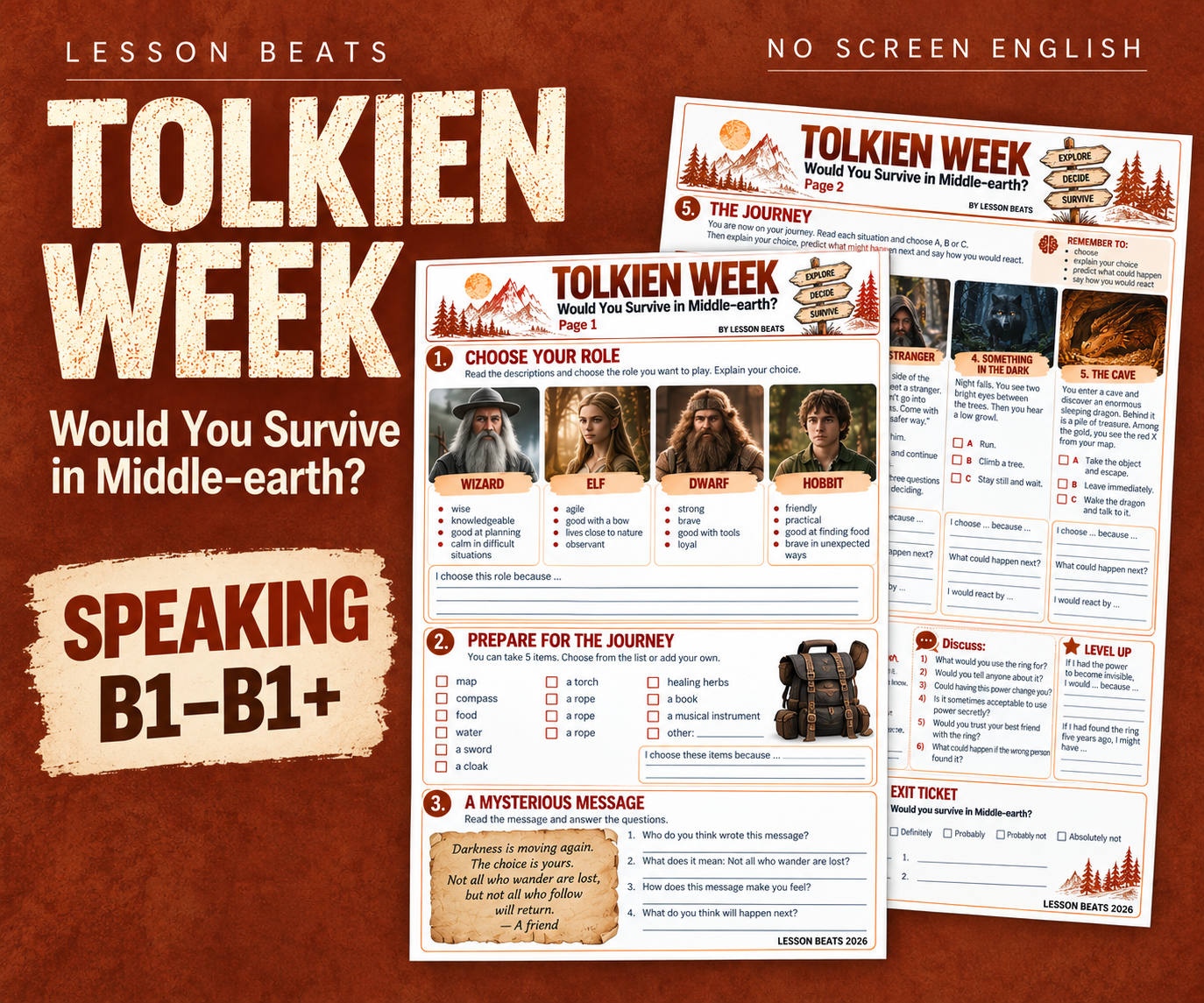 Tolkien Week – Would You Survive in Middle-earth?
