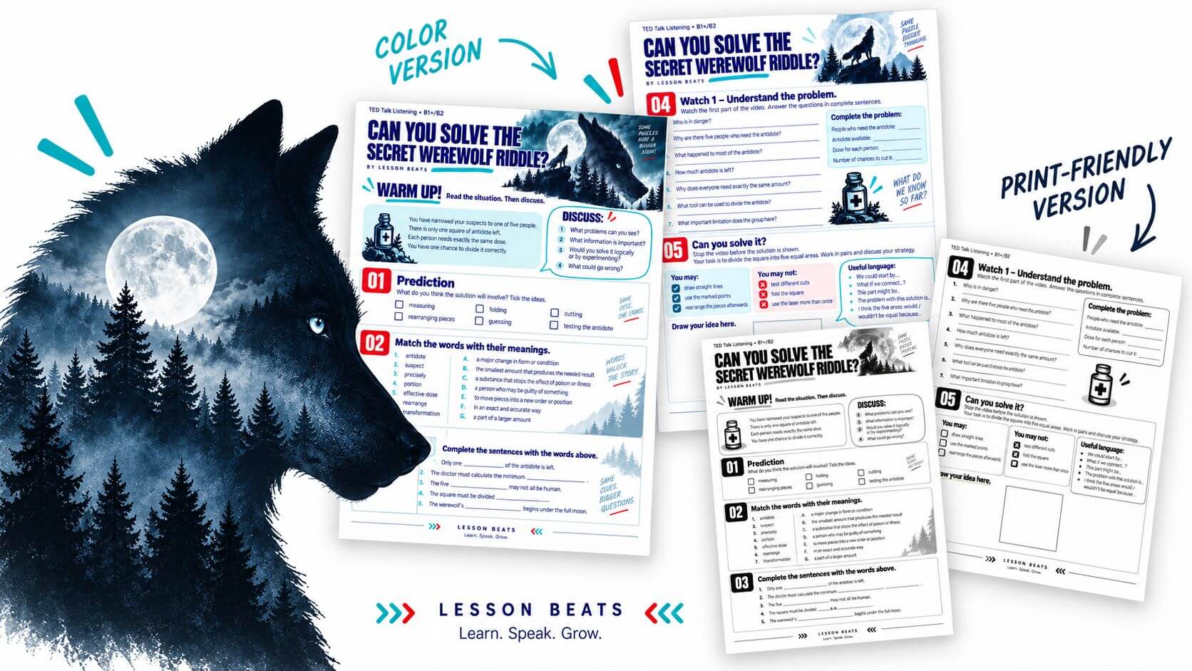 Can You Solve the Secret Werewolf Riddle? – listening z zagadką