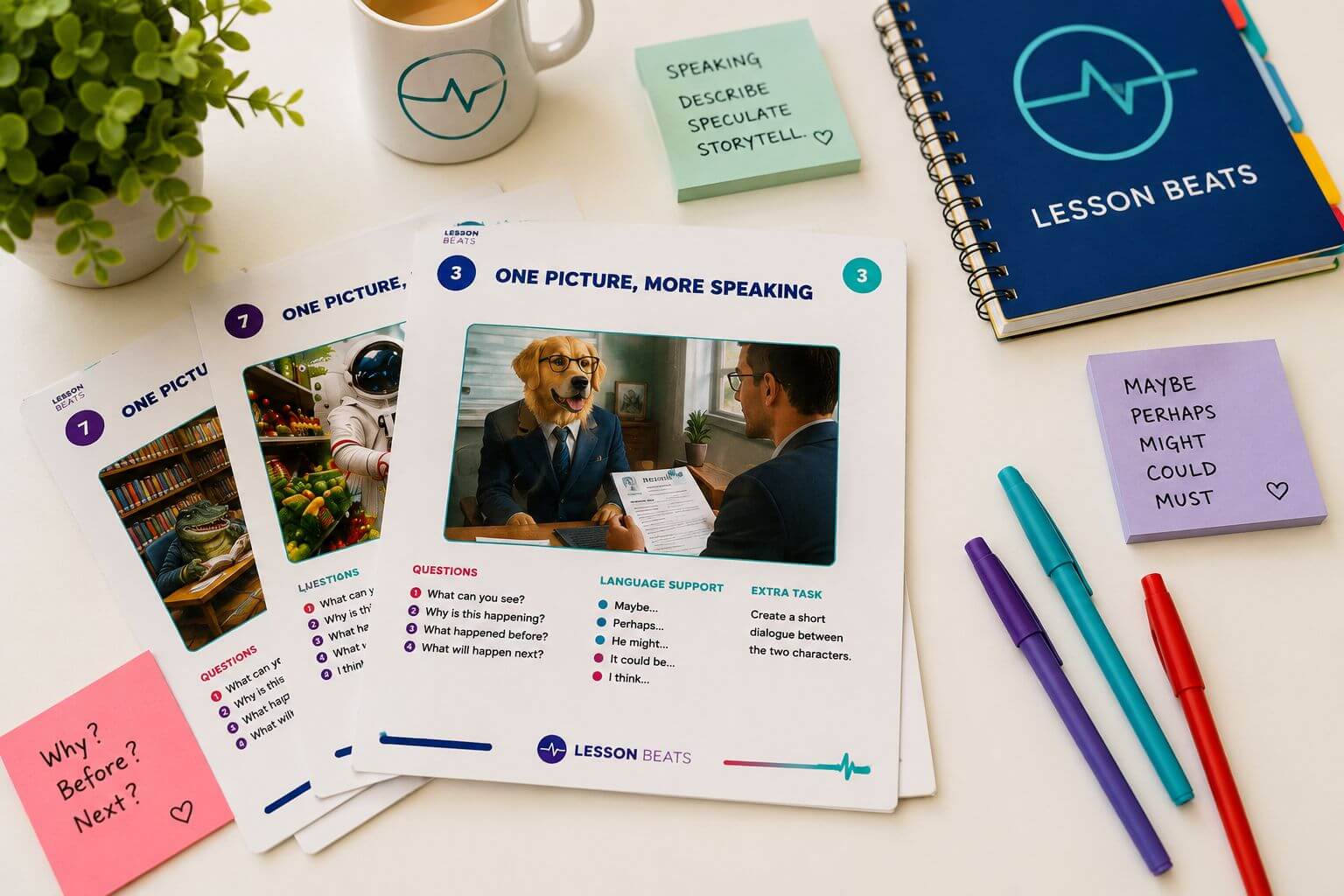 One Picture, More Speaking A2–B1